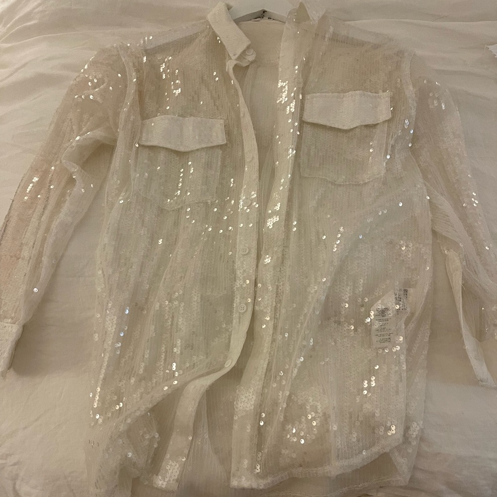 Pretty little thing button up top